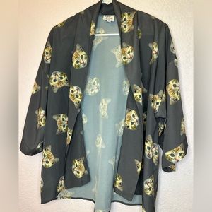 Mod Cloth Cat Kimono Bea & Dot